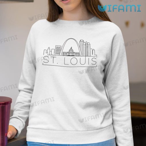 St Louis Blues T-Shirt Skyline Gateway City St Louis Blues Gift