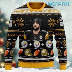 Steelers Christmas Sweater Ben Roethlisberger Pittsburgh Steelers Present