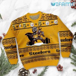 Steelers Christmas Sweater Boba Fett Baby Yoda Pittsburgh Steelers Gift