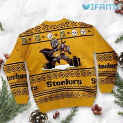 Steelers Christmas Sweater Boba Fett Baby Yoda Pittsburgh Steelers reality