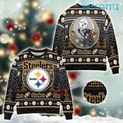 Steelers Christmas Sweater Football Helmet Logo Pittsburgh Steelers Gift