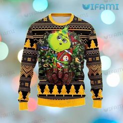 Steelers Christmas Sweater Grinch Hug Logo Pittsburgh Steelers Gift