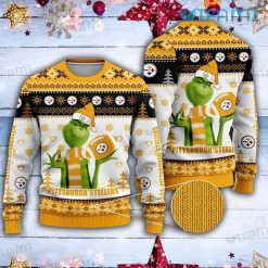 Steelers Christmas Sweater Grinch Logo Pittsburgh Steelers Gift