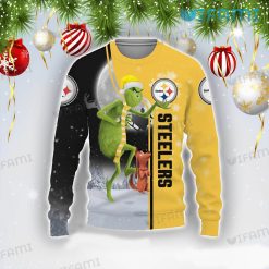 Steelers Christmas Sweater Grinch Max Pittsburgh Steelers Gift