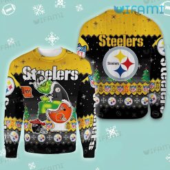 Steelers Christmas Sweater Grinch Toilet Ravens Pittsburgh Steelers Gift