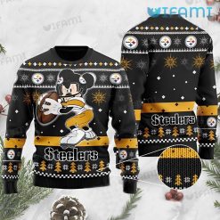 Steelers Christmas Sweater Mickey Mouse Football Player Pittsburgh Steelers Gift