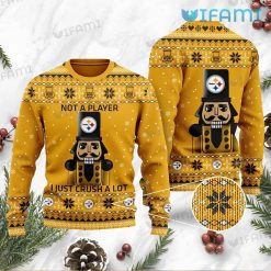 Steelers Christmas Sweater Nutcracker Not A Player Pittsburgh Steelers Gift