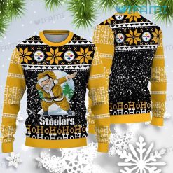 Steelers Christmas Sweater Santa Claus Pittsburgh Steelers Gift