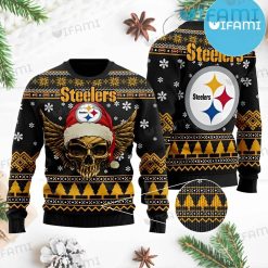 Steelers Christmas Sweater Skull Wings Pittsburgh Steelers Gift