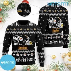 Steelers Christmas Sweater Snoopy Woodstock Pittsburgh Steelers Gift