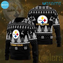 Steelers Christmas Sweater Steel Curtain Pittsburgh Steelers Gift