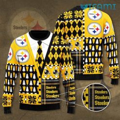 Steelers Christmas Sweater Suit Tie Pittsburgh Steelers Gift