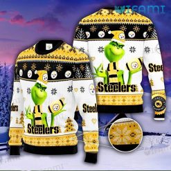 Steelers Ugly Christmas Sweater Grinch Logo Pittsburgh Steelers Gift