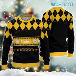 Steelers Ugly Sweater Criss Cross Pattern Pittsburgh Steelers Gift