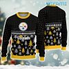 Steelers Ugly Sweater Dot Pattern Christmas Tree Pittsburgh Steelers Gift