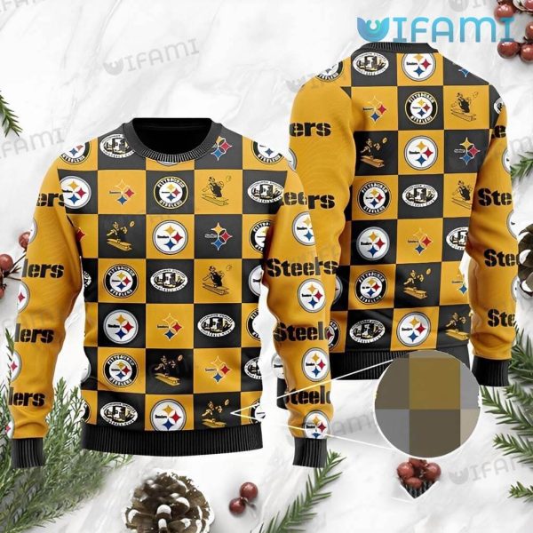 Steelers Ugly Sweater Tribe Pattern Pittsburgh Steelers Gift