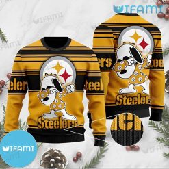 Steelers Ugly Sweater Snoopy Dabbing Pittsburgh Steelers Gift