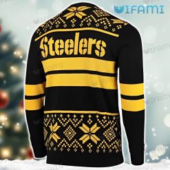 Steelers Ugly Sweater Tribe Pattern Pittsburgh Steelers Present Back