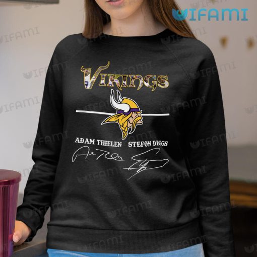 Vikings Shirt Adam Thielen Stefon Diggs Signature Minnesota Vikings Gift