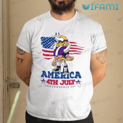 Vikings Shirt America 4th July Independence Day Minnesota Vikings Gift