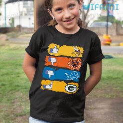 Vikings Shirt Dislike Da Bears Detroit Lions Minnesota Vikings Kid Shirt