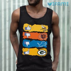 Vikings Shirt Dislike Da Bears Detroit Lions Minnesota Vikings Tank Top
