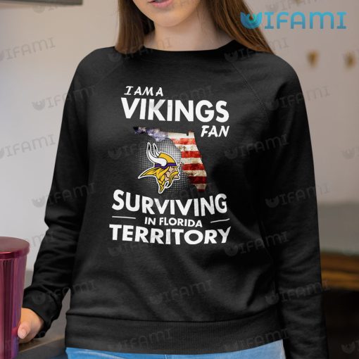 Vikings Shirt Fan Surviving In Florida Territory Minnesota Vikings Gift