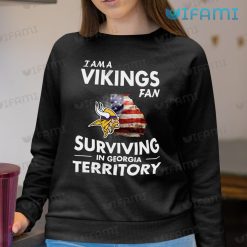 Vikings Shirt Fan Surviving In Georgia Territory Minnesota Vikings Sweashirt