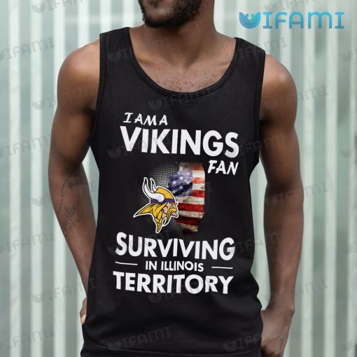 Vikings Shirt Fan Surviving In Illinois Territory Minnesota Vikings Gift