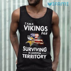 Vikings Shirt Fan Surviving In Louisiana Territory Minnesota Vikings Tank Top