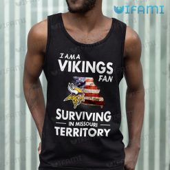 Vikings Shirt Fan Surviving In Missouri Territory Minnesota Vikings Tank Top