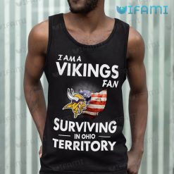 Vikings Shirt Fan Surviving In Ohio Terrirory Minnesota Vikings Tank Top