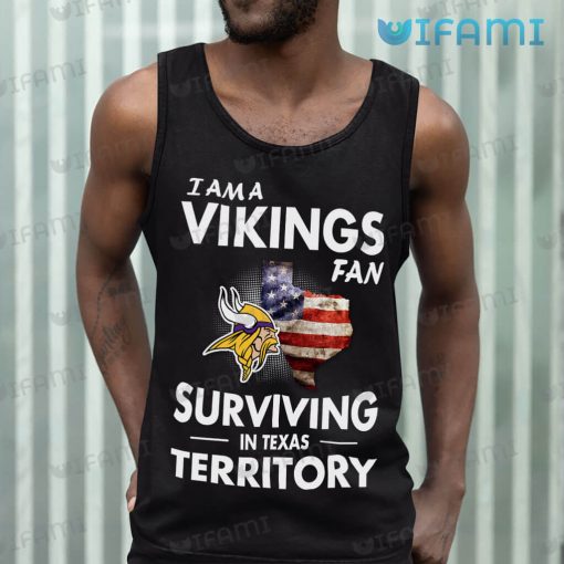 Vikings Shirt Fan Surviving In Texas Terrirory Minnesota Vikings Gift