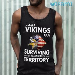 Vikings Shirt Fan Surviving In Washington DC Terrirory Minnesota Vikings Tank Top