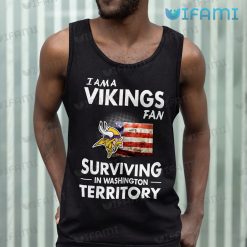Vikings Shirt Fan Surviving In Washington Terrirory Minnesota Vikings Tank Top