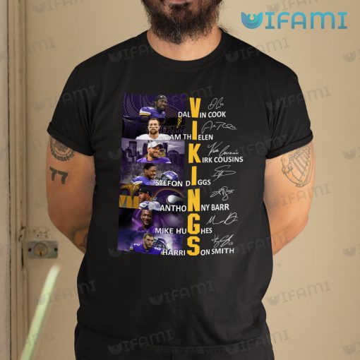 Vikings Shirt Football Player Signature Minnesota Vikings Gift