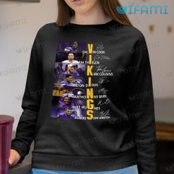 Vikings Shirt Football Player Signature Minnesota Vikings Sweashirt