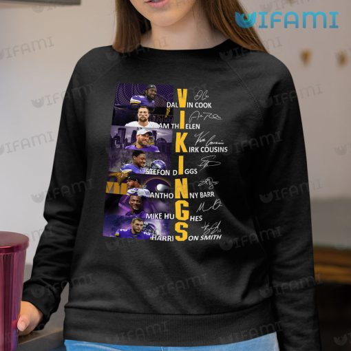 Vikings Shirt Football Player Signature Minnesota Vikings Gift