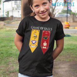 Vikings Shirt Game Of Balls Minnesota Wild Minnesota Vikings Kid Shirt