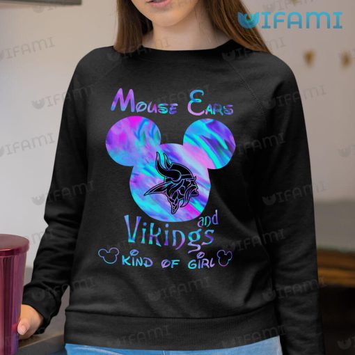 Vikings Shirt Mouse Ears Kind Of Girl Minnesota Vikings Gift