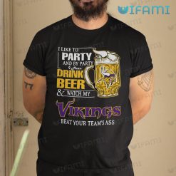 Vikings Shirt Party Drinking Beer Watch My Minnesota Vikings Gift