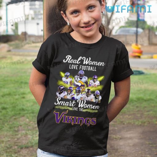 Vikings Shirt Real Women Smart Women Love Minnesota Vikings Gift