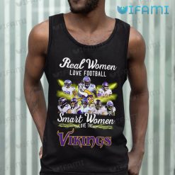 Vikings Shirt Real Women Smart Women Love Minnesota Vikings Tank Top