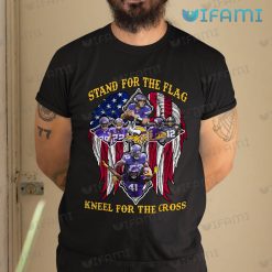 Vikings Shirt Stand For The Flag Kneel For The Cross Minnesota Vikings Gift