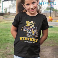 Vikings Shirt The Greatest Of All Time Player Signature Minnesota Vikings Kid Shirt