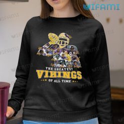 Vikings Shirt The Greatest Of All Time Player Signature Minnesota Vikings Sweashirt