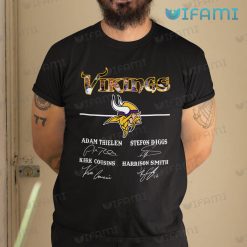 Vikings Shirt Thielen Diggs Cousins Smith Signature Minnesota Vikings Gift