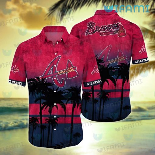 Atlanta Braves Hawaiian Shirt Coconut Tree Braves Gift