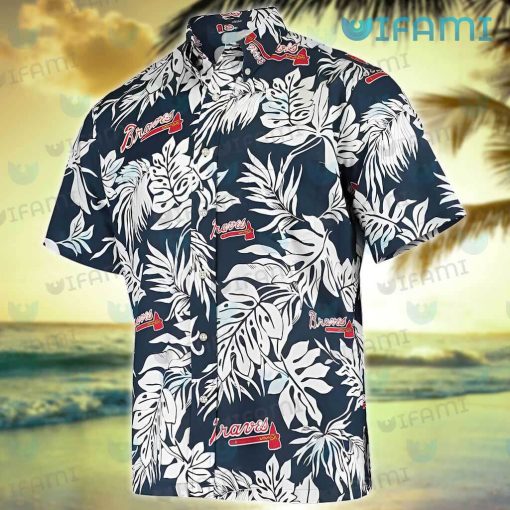 Atlanta Braves Hawaiian Shirt Palm Leaves Braves Gift