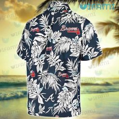 Atlanta Braves Hawaiian Shirt Palm Leaves Braves Present Back
